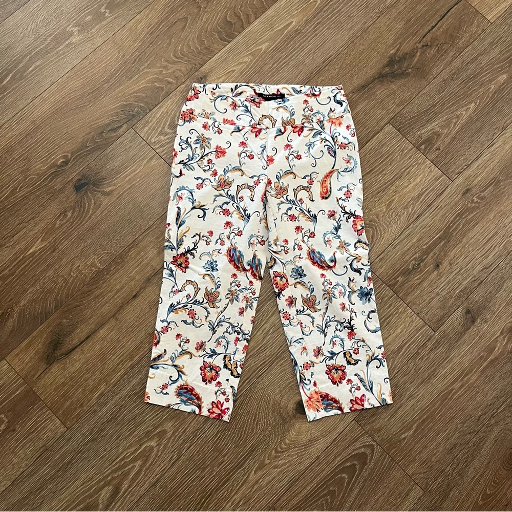 Zac and Rachel Floral Dress Pant Size 4P